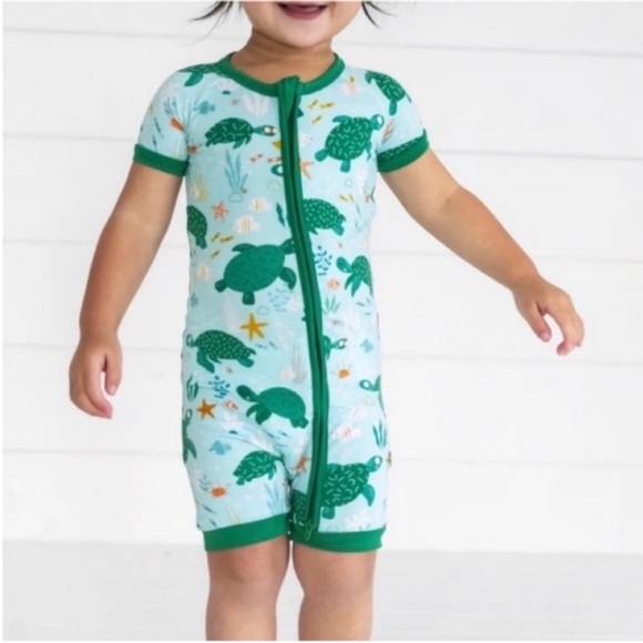 🐢Little Sleepies Sea Turtle Friends Shorty 12-18 - Picture 5 of 5